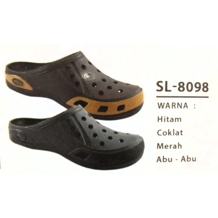 SANDAL SEPATU KARET PRIA / SANDAL SEPATU MURAH NIKKO SL 8098
