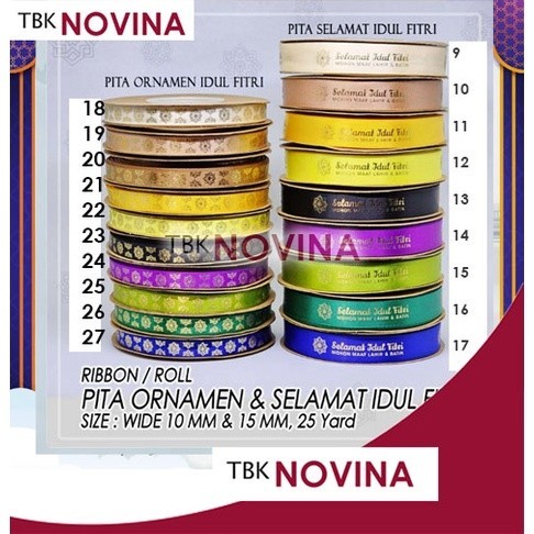 

Terlaris [3-5 meter] PITA LEBARAN / PITA IDUL FITRI 1.5CM SALE