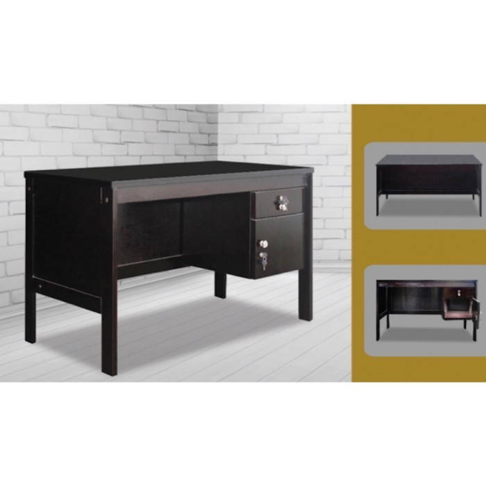 Meja Kerja Kayu Solid Wittop 1/2 Biro / Medan Sumut