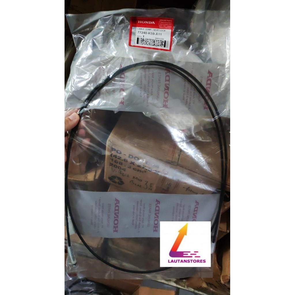 77240-K59-A11 Kabel Kunci Jok Kabel Tali Jok Vario 125 150 Esp Pertama Barang Langka