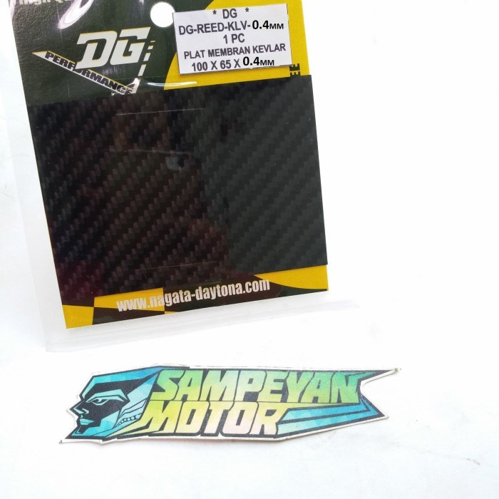 Plat Lidah Membran Intake Kevlar Carbon Lembaran Dg Racing 0.4Mm Barang Langka