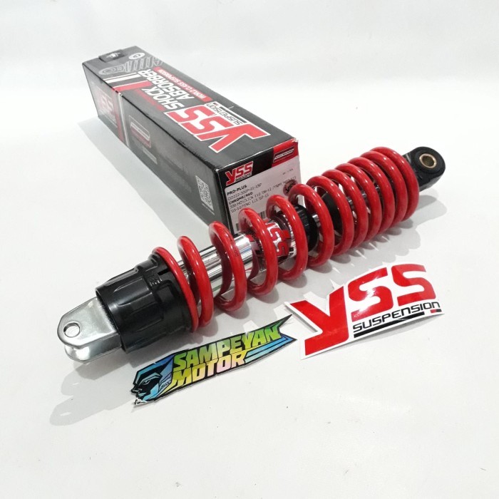 Shock Sok Skok Belakang Matic Yss Pro-Plus 330Mm Merah Barang Langka
