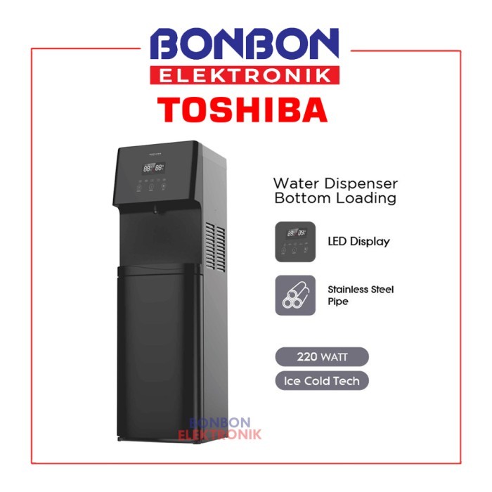 Toshiba Dispenser Galon Bawah Rwf 1830Bn / Rwf-W 1830 Bn / Rwfw1830Bn
