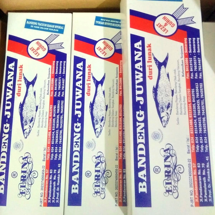 

Bandeng Presto Juwana Elrina Vacuum Tulang Lunak Khas Semarang Terlaris