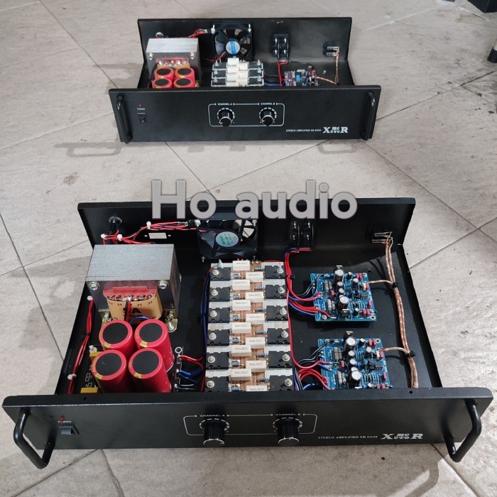 Jual [READY] power amplifier rakitan 5 ampere ct 45v trafo bell besar ampli 5a