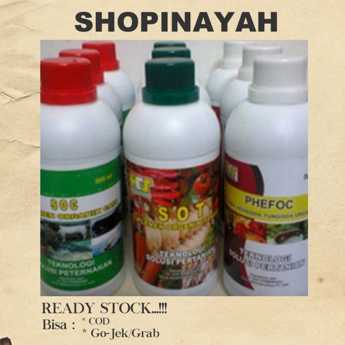 Paket Hemat Sot Hcs Dan Phefoc Hcs Suplemen Tanaman