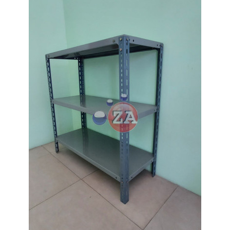 RAK BESI SIKU LUBANG 3 SUSUN MEJA RAK AQUARIUM ( 100 X 60 X 100CM )