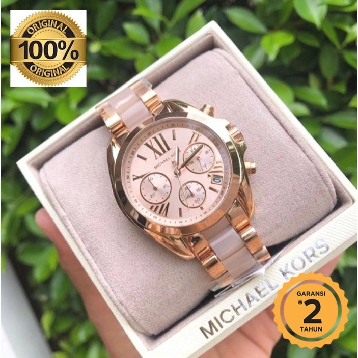 Jam Tangan Mk6066 Bradshaw 35Mm Original