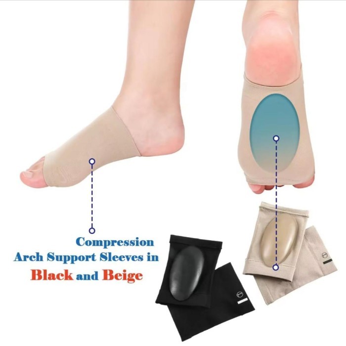 STOK TERBATAS Populer 1 Pasang Kaos Kaki Terapi Sakit Telapak Kaki Datar/Kaki Bebek / Foot Arch