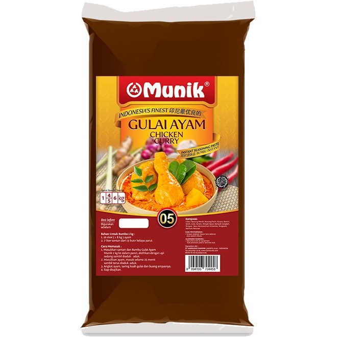 

Bumbu Munik Gulai Ayam - 1000gr