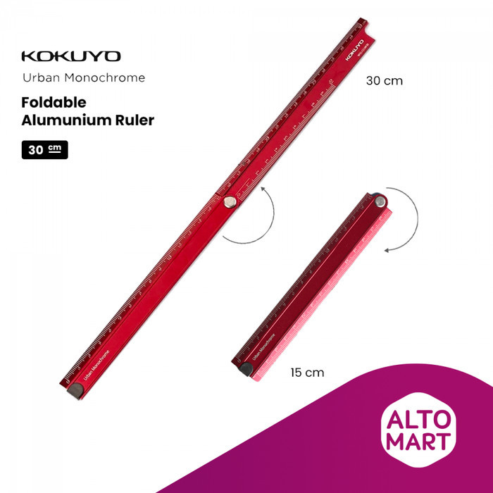 

Kokuyo Urban Monochrome Foldable Aluminum Ruler 30 Cm Penggaris Lipat Terlaris