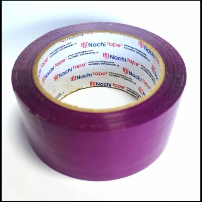 

Produk Terbaru (Dus) Nachi Tape Lakban Ungu Opp Blok Nachi Ungu 48 Mm X 100 Yard Cod