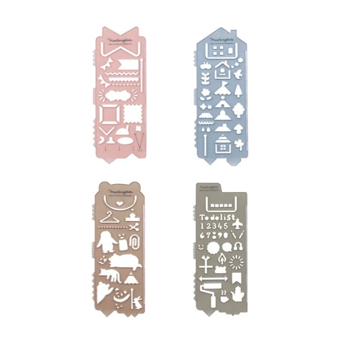 

Viral Kutsuwa Mastemplate Tape Cutter & Template Drawing For Masking Tape Journal Deco Cod