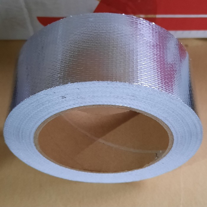 

Promo Lakban Aluminium Serat Isolasi Tahan Panas 2" X 25 M-Anti Splash Tape Packing Aman