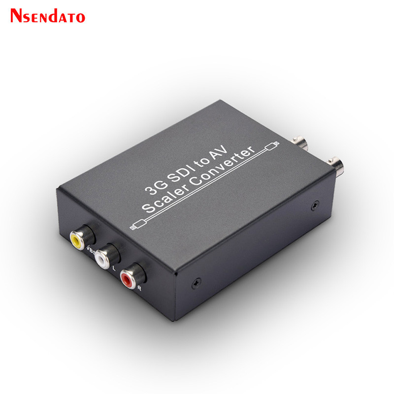 GOODRISE SDI to AV CVBS Video Converter SDI to RCA 3G/HD/SD SDI AV RCA CVBS Composite Audio Video Ad