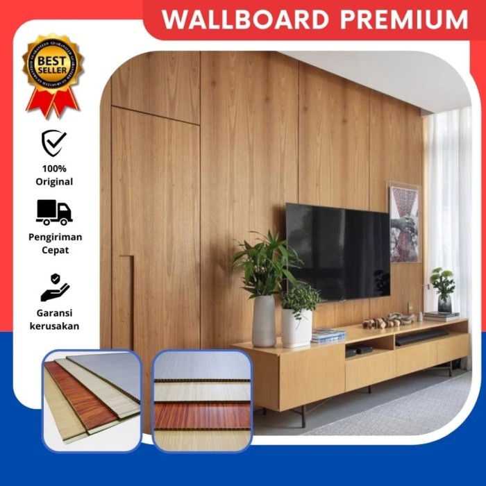 Wallboard Panel PVC /Wallboard WPC/ Wallboard Marmer Hiasan Dinding Wall Board Kayu