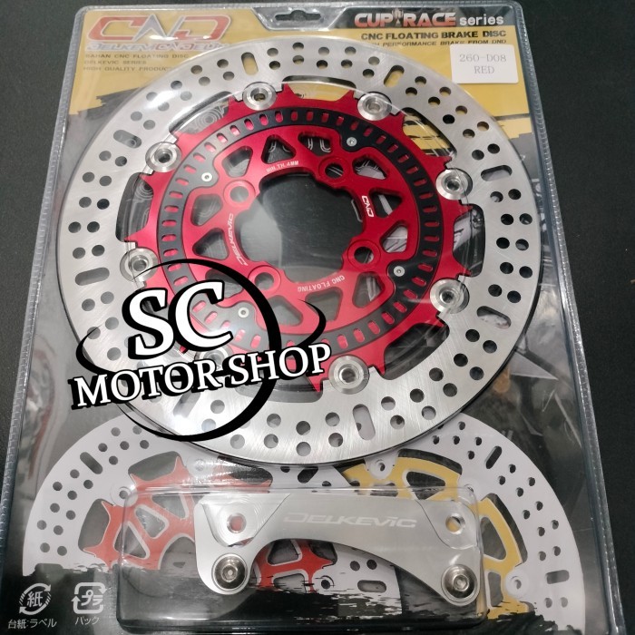 Piringan Cakram Depan Delkevic 260Mm Vario 160 Abs