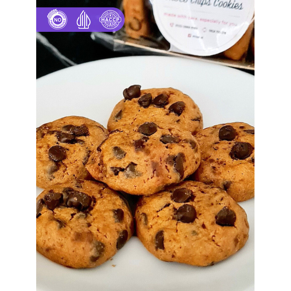 

Whole Wheat Choco Chip Cookies - Misol Nett 100 Gr Kemasan Plastik Best Quality