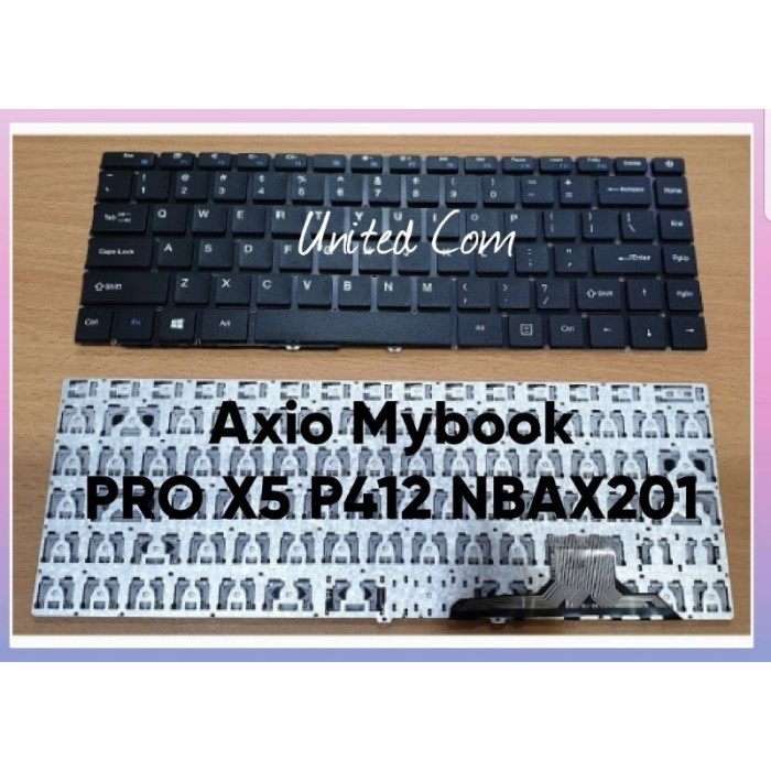 Keyhoard Axio Mybook Pro X5 P412 V2 P412 V3 p412 V5 Nbax204 Nbax201