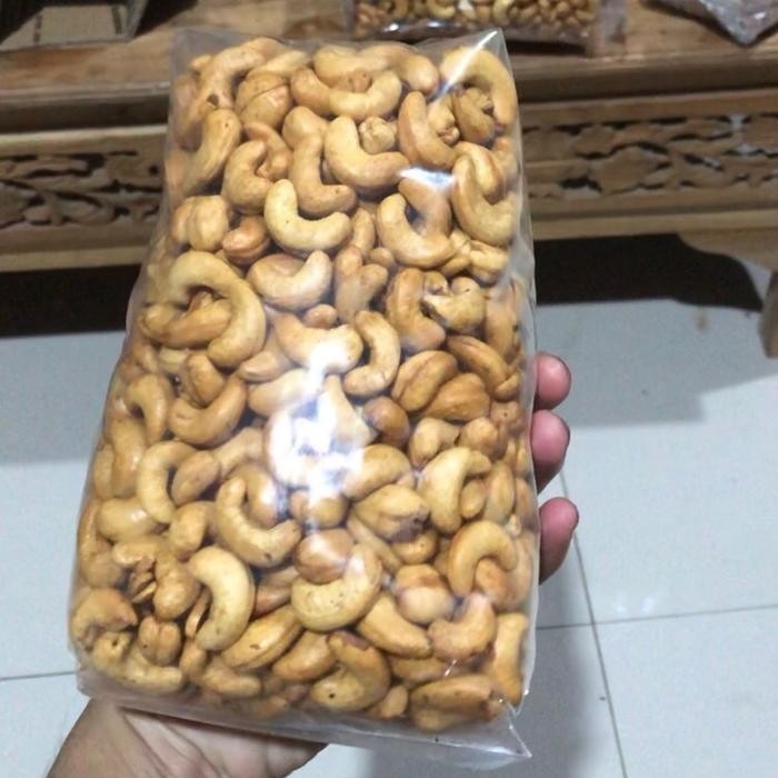 

terbaru !!! kacang mete goreng tanpa bumbu 1kg food snacks mede ready