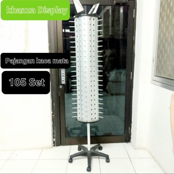 Rak Display Kaca Mata putar isi 105 set/Standing kaca mata Berdiri