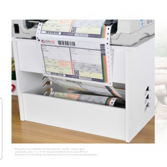 Hemat Meja Printer Monitor Laptop Stand Riser Rak Buku Kertas Kuat Kokoh