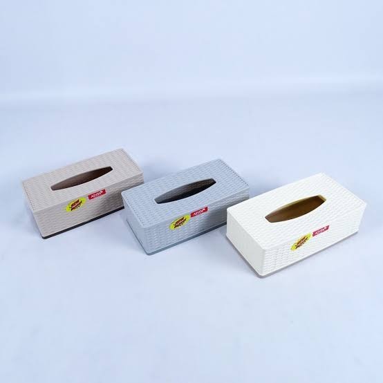 +%+%+%] Tempat Tissue Tisu Segi Plastik Rotan Asvita