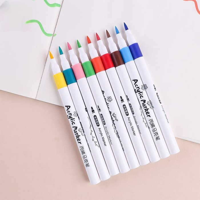 

HOT SALE! SOS Spidol Warna Brush Tip MK833-12/Color Marker/Brush Pen