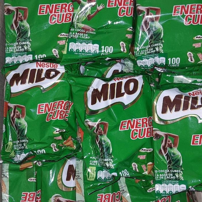 

terbaru !!! milo cube 100 asli nestle/makanan cokelat milo kubus isi 100 pcs ready