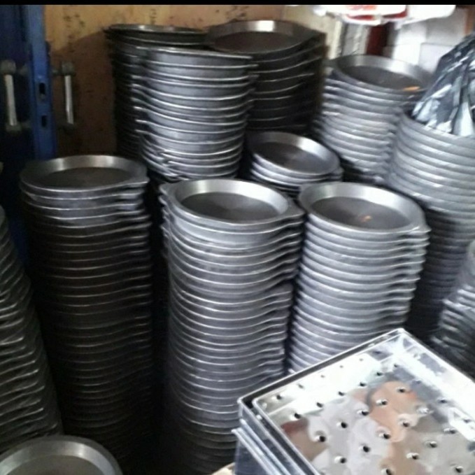 LOYANG MARTABAK MANIS UKURAN 20CM + TUTUP & KAPE STAINLESS