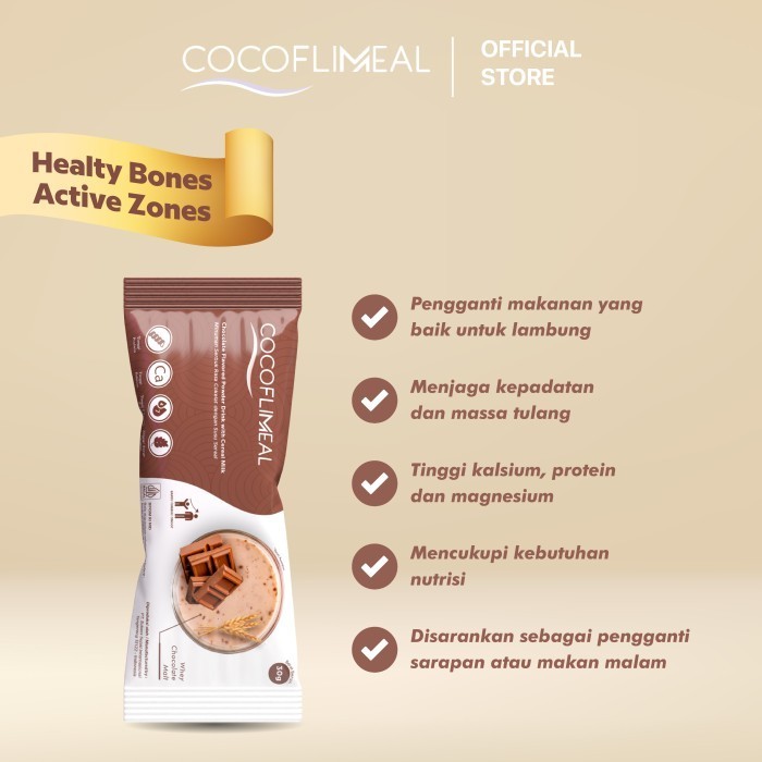 

Cocoflimeal Choco Isi 7 Sachet Healthy Meal Replment