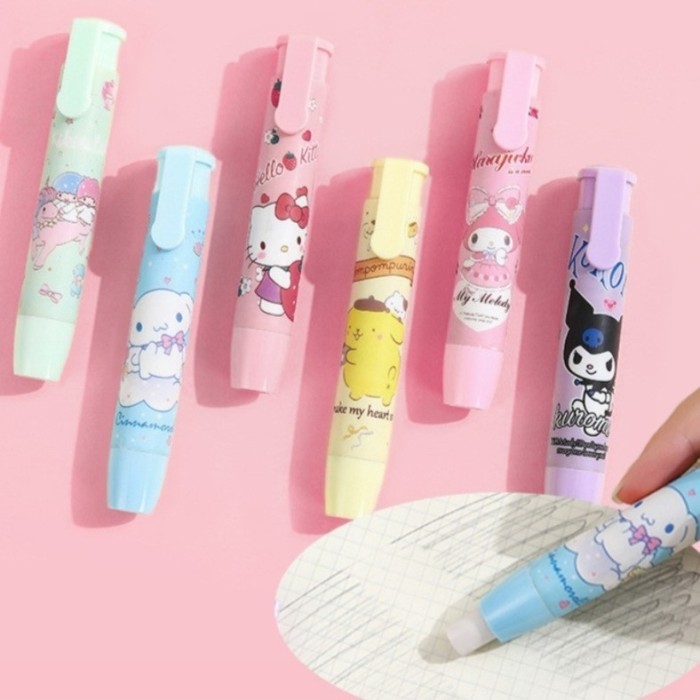 

Penghapus Pensil Mekanik Motif Karakter Kartun Penghapus Model Pensil