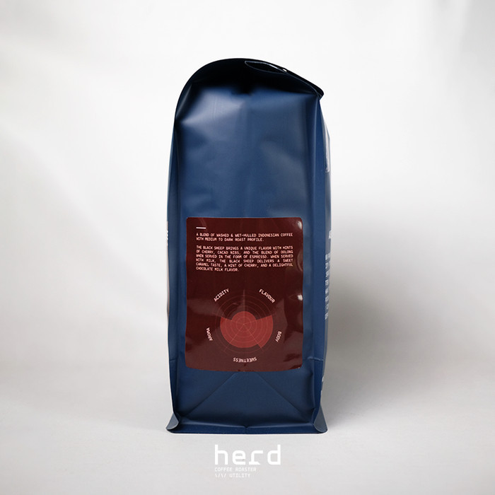

Kopi The Black Sheep Espresso Roast 1 kg Herd Coffe