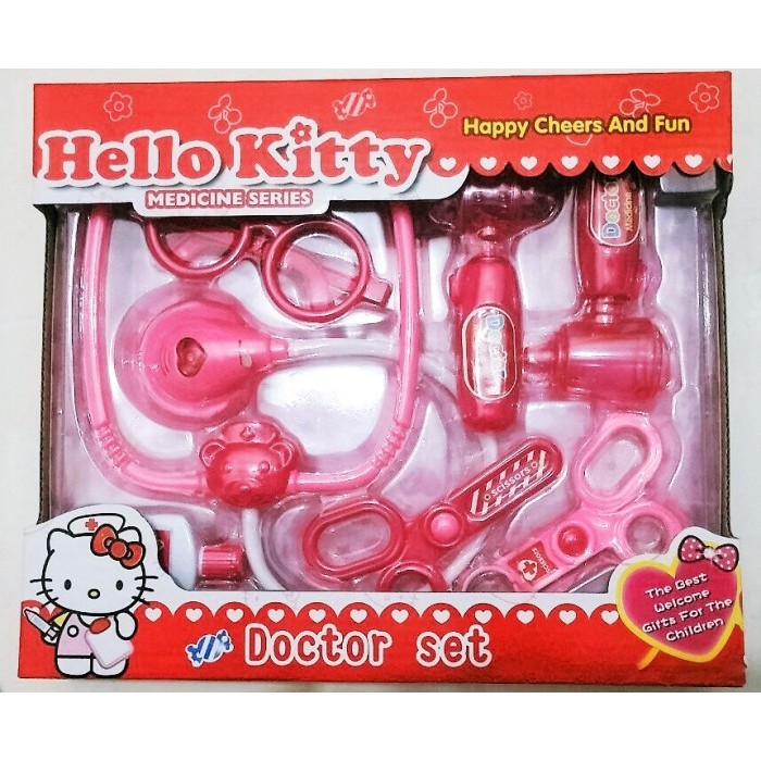 TERLARIS HELLO KITTY DOKTOR SET MAINAN DOKTER DOKTERAN