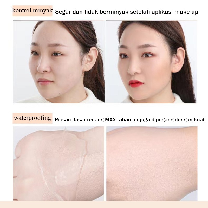 New 100% Originalll Dempul Wajah Tahan Air Concealer Tahan Lama Liquid Foundation Bb Cream Alas