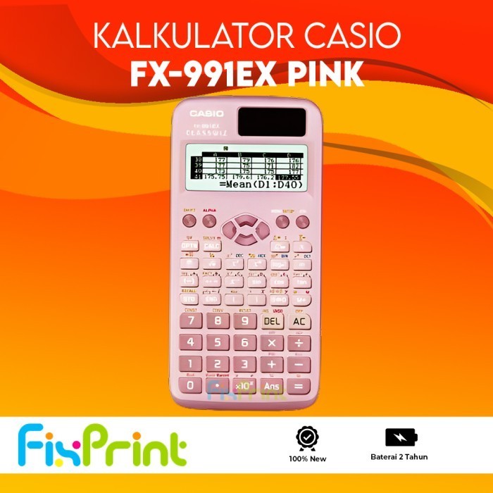 

Terlaris CASIO FX-991EX - Kalkulator Sekolah/Kuliah Calkulator Ilmiah fx-991 EX Hitam Black Blue