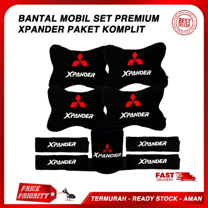 PAKET HEMAT BANTAL MOBIL XPANDER / AKSESORIS MOBIL EXPANDER - PAKET A