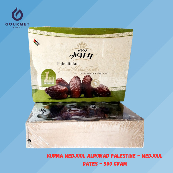 

Kurma Medjool Alrowad Palestine - Medjoul Dates - 500 Gram
