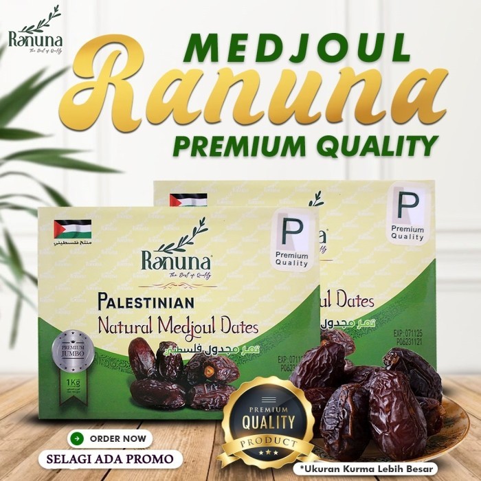 

kurma medjool ranuna premium Jumbo palestina 1 kg