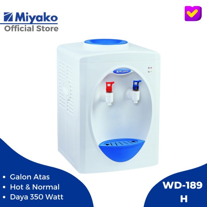

Dispenser Miyako Wd 189 H Hot & Normal Dispenser Air Miyako 189 H Original Dan Terpercaya