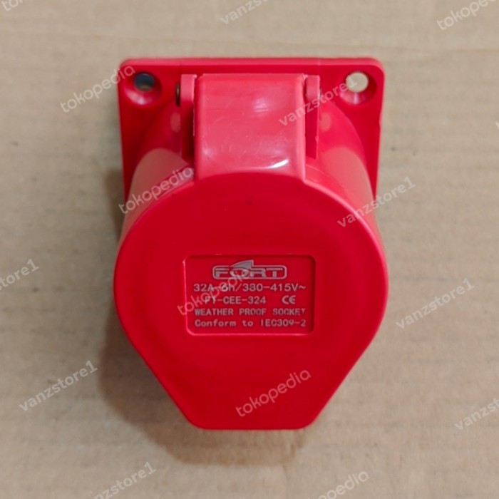>>>>>] Stop Kontak Panel Mounting 4 pole 32 Ampere / 4 pin 32 A bukan Legrand