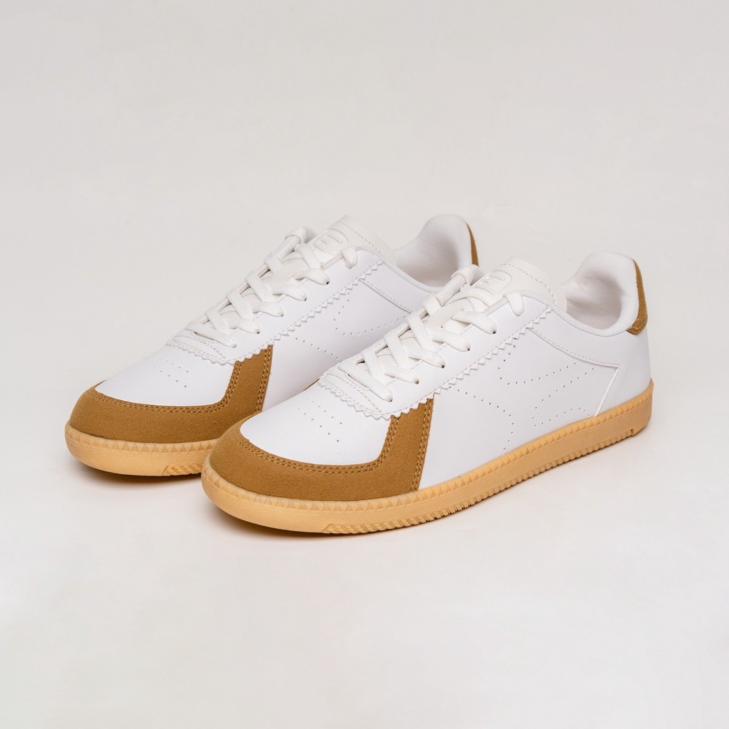 Emba Footwear - Krauts Sepatu Sneakers White Camel