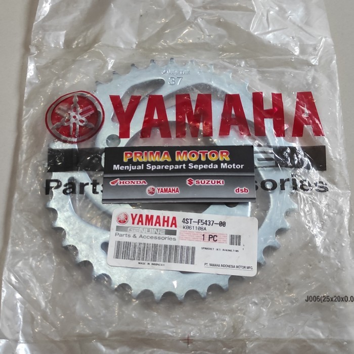 Gear Gir Belakang Rx King 37T Sunstar Gear Gir Rx King Ori Yamaha Ygp
