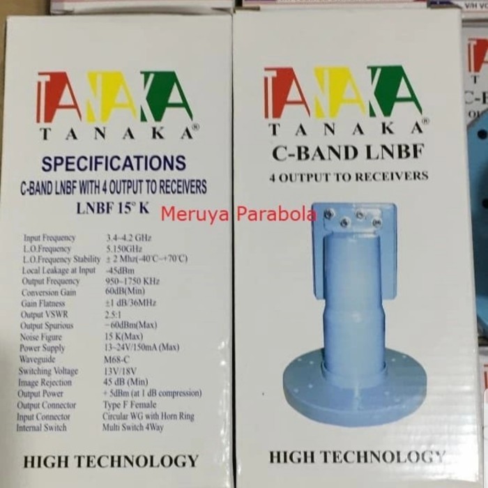 LNB C BAND TANAKA 4 OUTPUT
