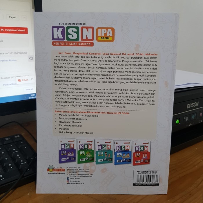 

Terbaru Buku Olimpiade Ipa (Ksn Ipa) Sd/Mi: Mekanika - Yrama Widya Promo