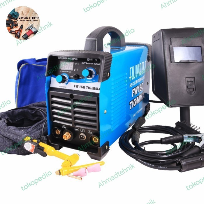 READY STOK mesin las TIG Argon FUJIYAMA Tig 160 a mesin las Argon MMA