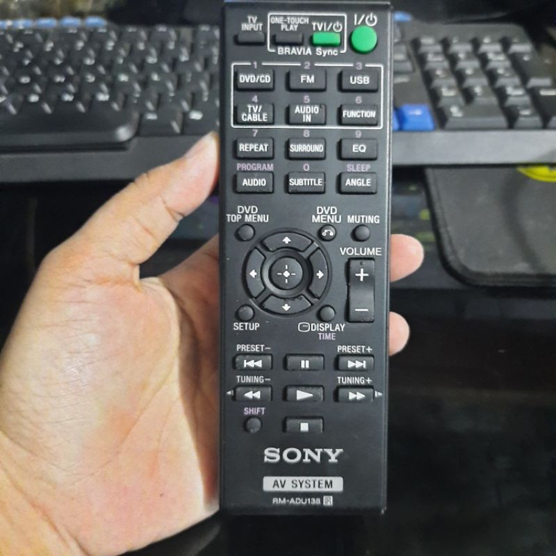 REMOTE REMOT DVD SONY HOME THEATER RM-ADU138 ORIGINAL