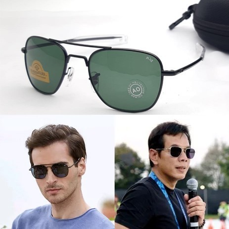 Kacamata AMERICAN OPTICAL AO SKYMASTER Pilot Aviator Sunglasses Gaya