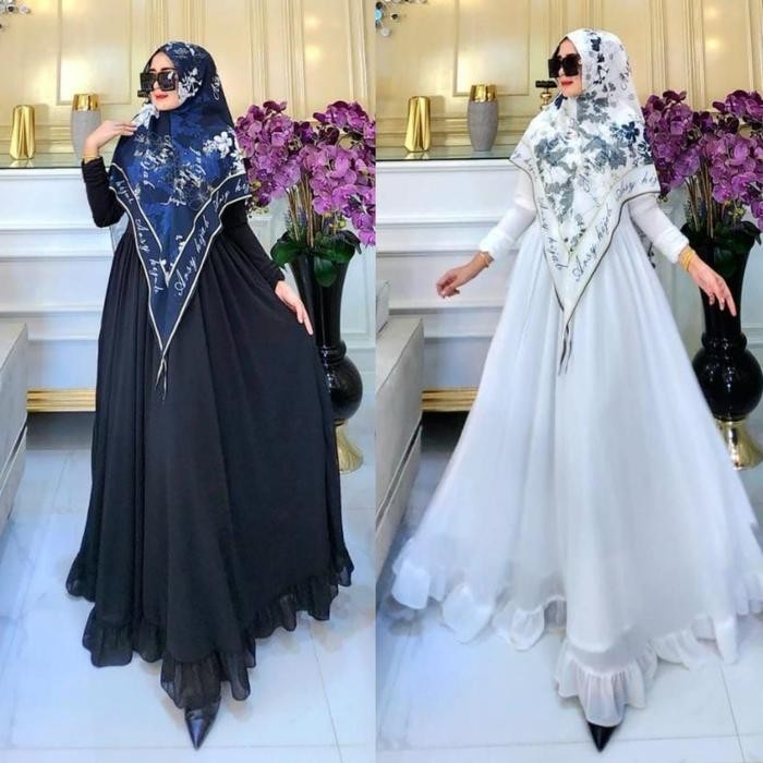Harga Promo Promo Nadiva Syari Gamis Syari Set Umroh Haji Muslimah Syari Premium Set Syari Oversize