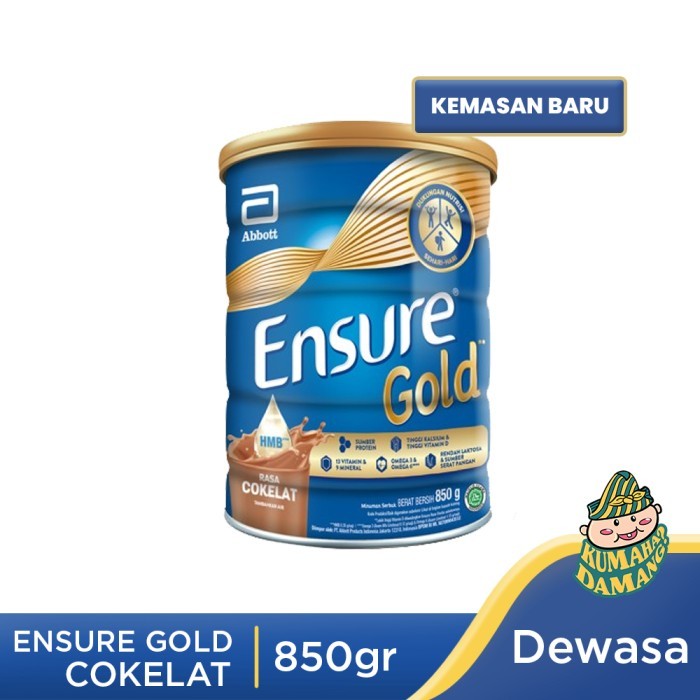 

Ensure Coklat 900 gram Susu Nutrisi Dewasa Rendah Laktosa